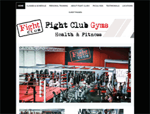 Tablet Screenshot of fightclubamerica.com